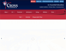 Tablet Screenshot of crossschools.org